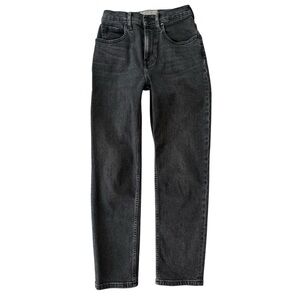 Everlane Jeans Women’s Size 24 Black High Rise Straight Ankle Crop Hi Waist